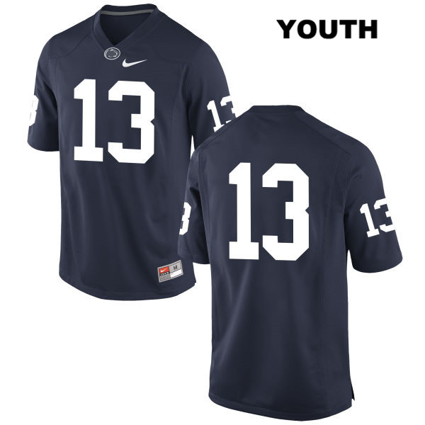 NCAA Nike Youth Penn State Nittany Lions Ellis Brooks #13 College Football Authentic No Name Navy Stitched Jersey LWM6098YI